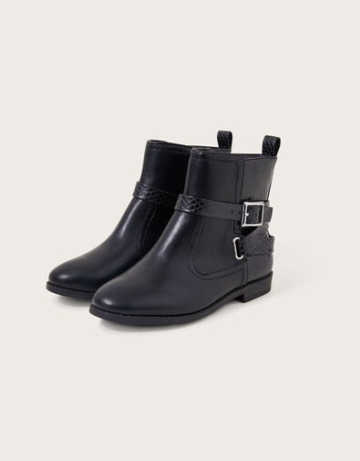 Una Strap Boots, Black (BLACK), large