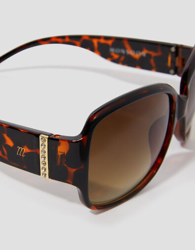Diamante Tort Sunglasses, , large