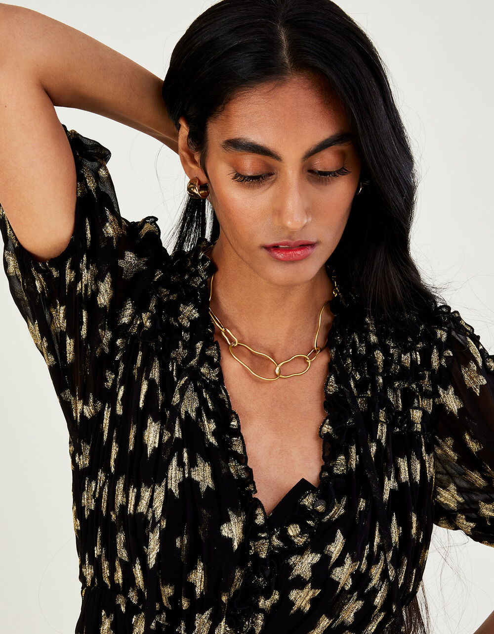 Sibilia Multi Chain Necklace Accessories Monsoon UK.