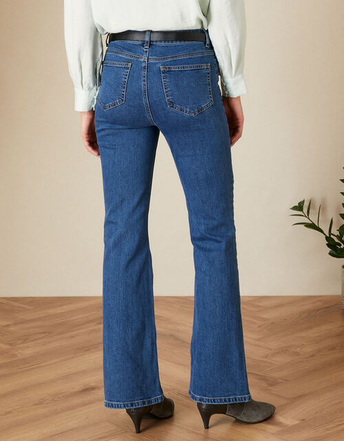 Fifi Flared Jeans, Blue (DENIM BLUE), large