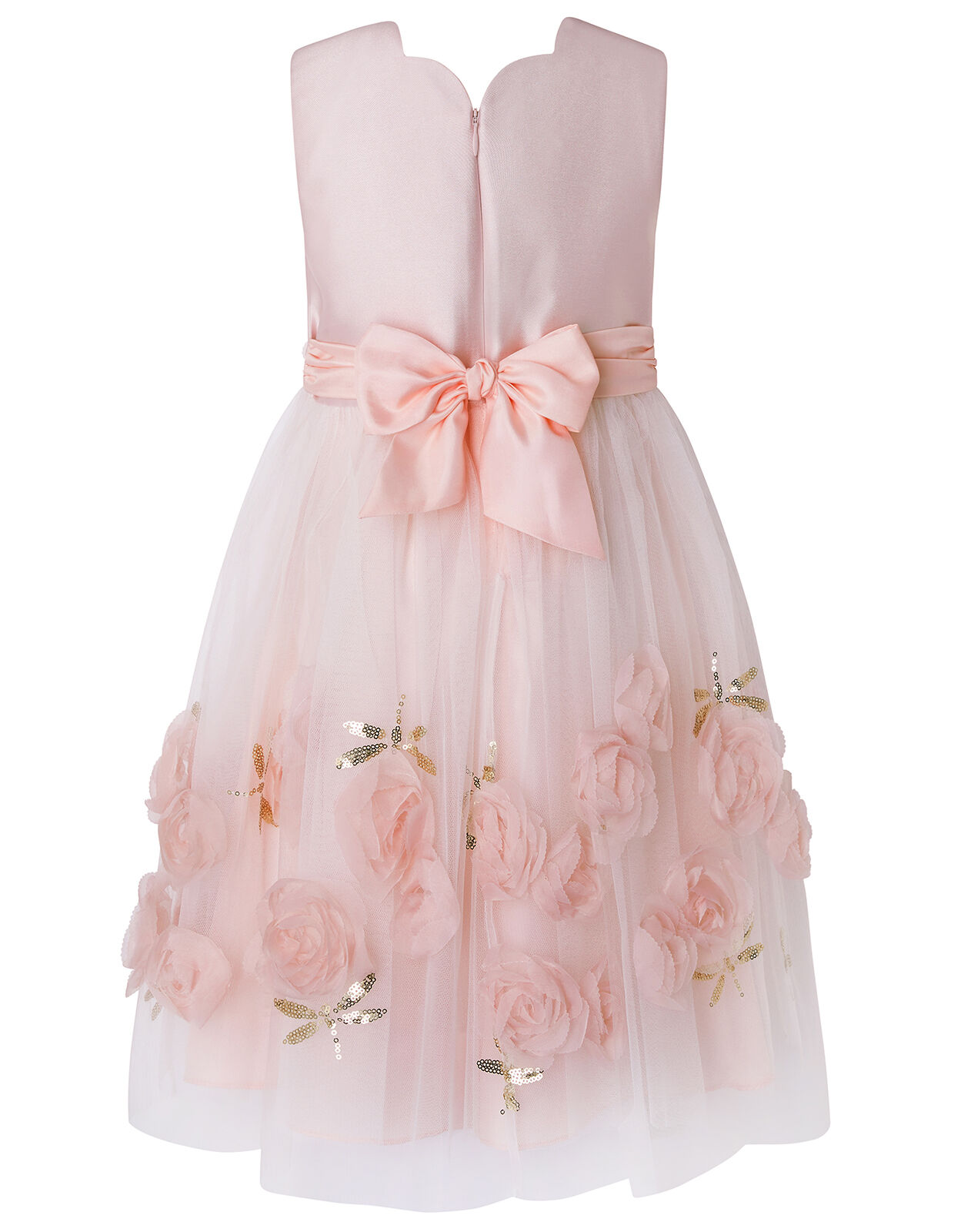 Rashima Sequin Dragonfly Rose Dress 