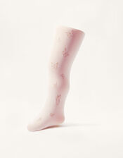 Baby Butterfly Glitter Tights, Pink (PINK), large