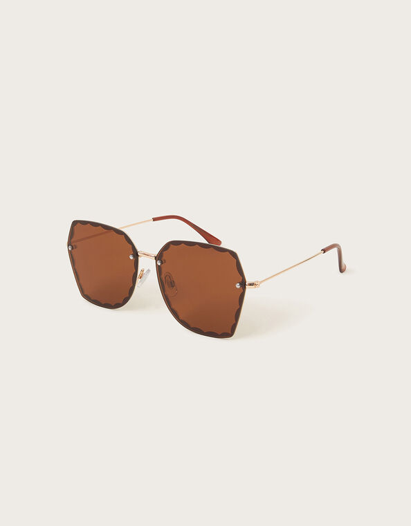 Ombre Oversized Sunglasses, , large