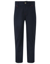 Martin Shirt, Trousers and Bow Tie Set, Blue (NAVY), large