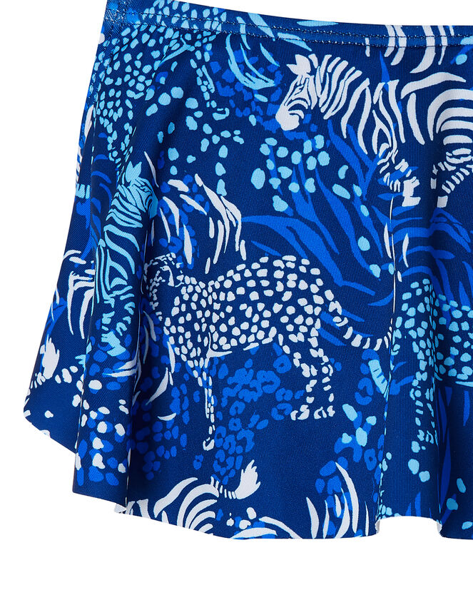 Sadie Zebra Bikini with Recycled Polyester Blue Girls' Beach