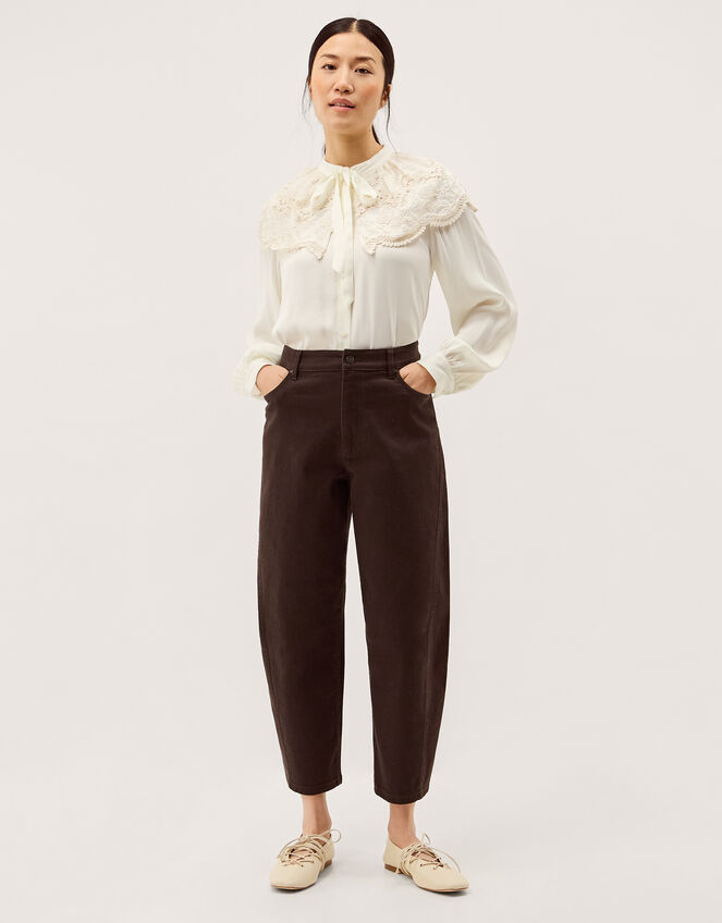 Lacey Barrel Jeans, Brown (CHOCOLATE), large