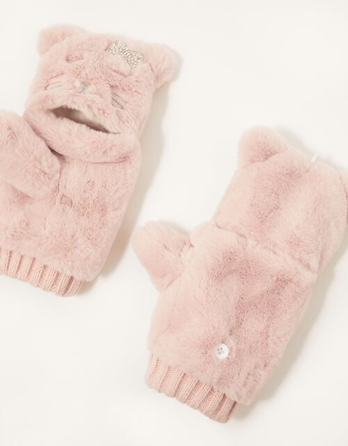 Cat Gloves, Pink (PINK), large