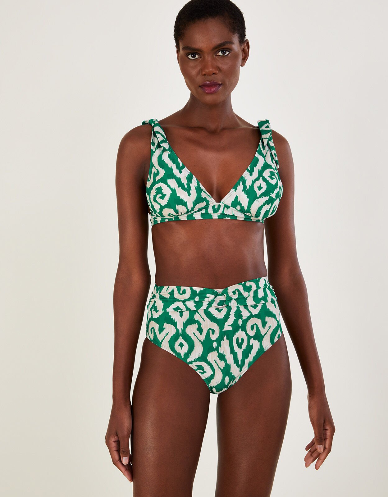 Green print bikini on sale