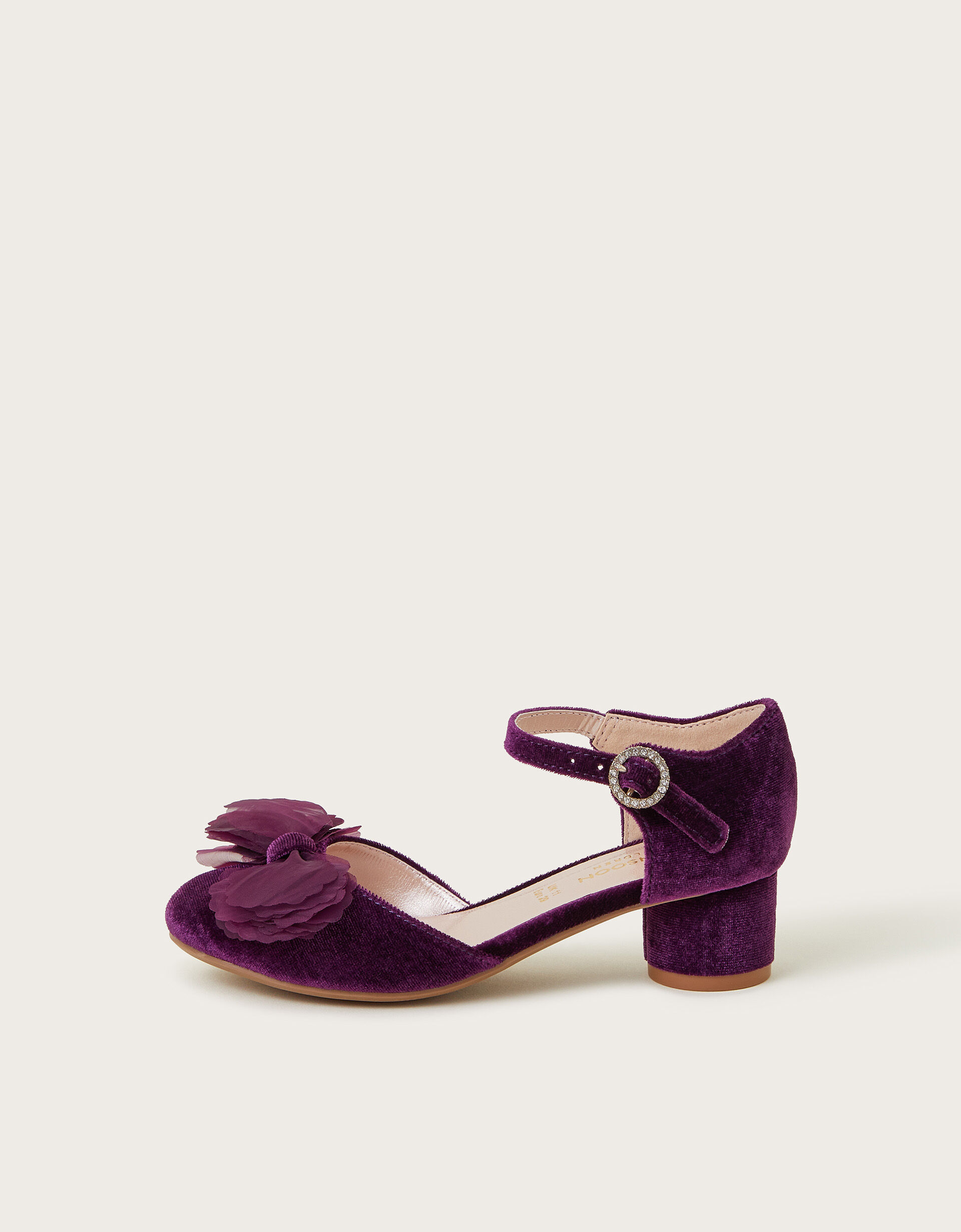 Purple velvet heels online