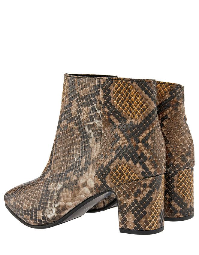 Selena Snake Ankle Boots, Multi (MULTI), large