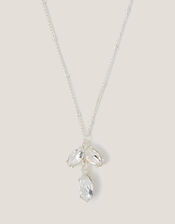 Teardrop Gemstone Pendant Necklace, , large