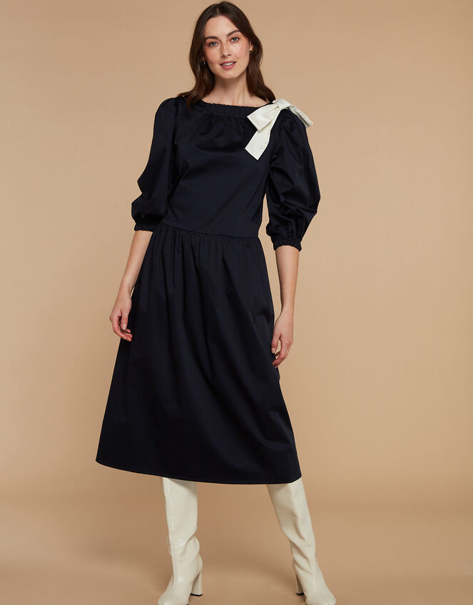 Mirla Beane Hannah Dress, Blue (NAVY), large