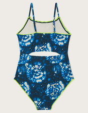 Tie-Dye Swimsuit, Blue (BLUE), large