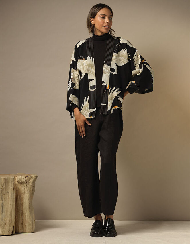 One Hundred Stars Stork Kimono, , large
