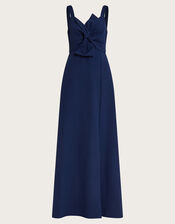 Molly Twist Maxi Dress, Blue (NAVY), large