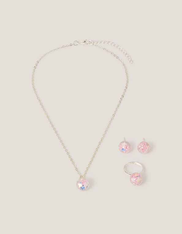 Star Confetti Bead Jewellery Set, , large