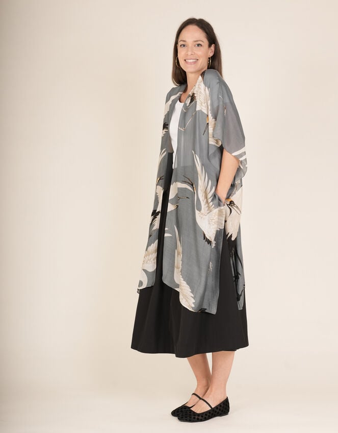 One Hundred Stars Stork Print Throwover, , large