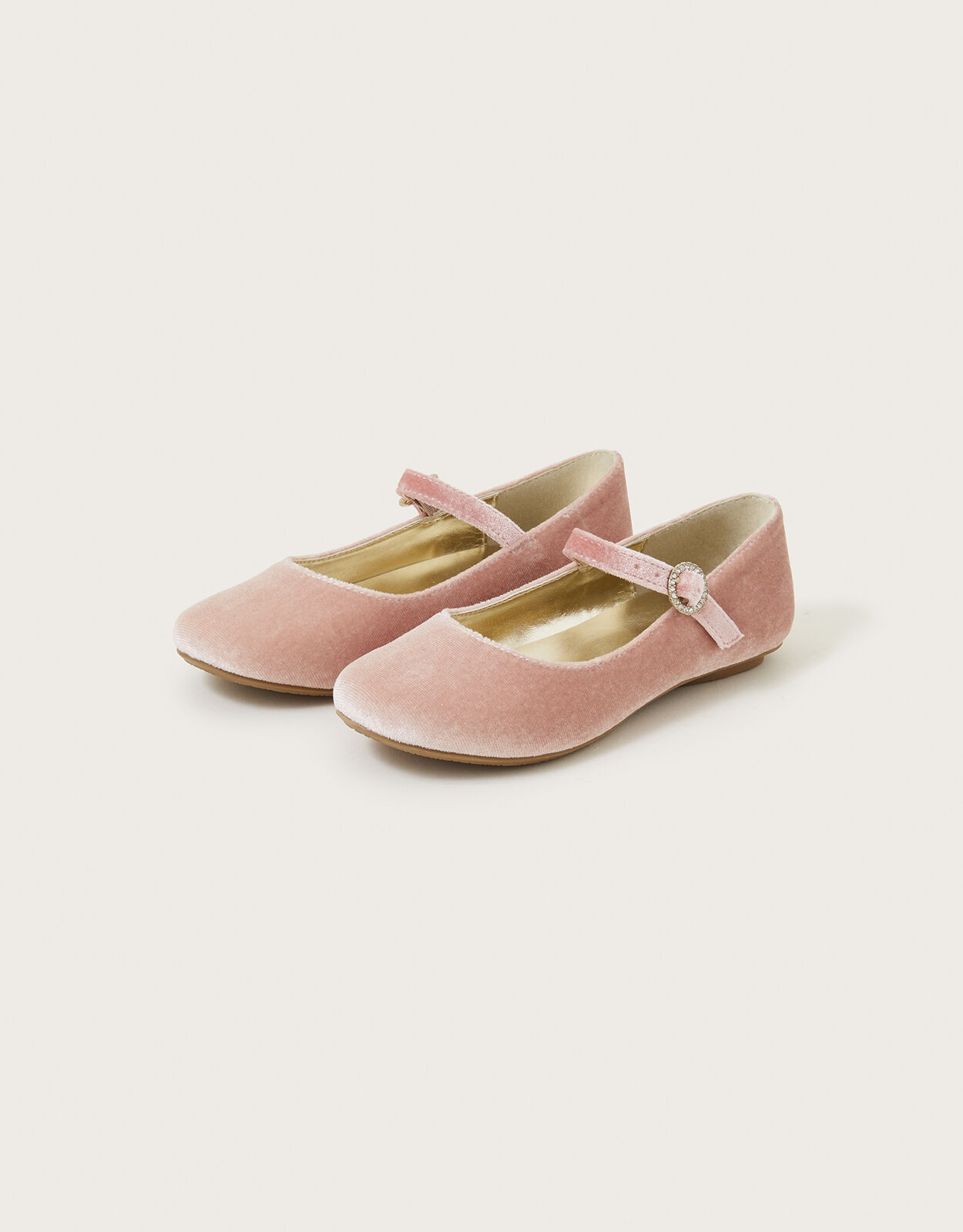 Pink velvet discount ballet flats