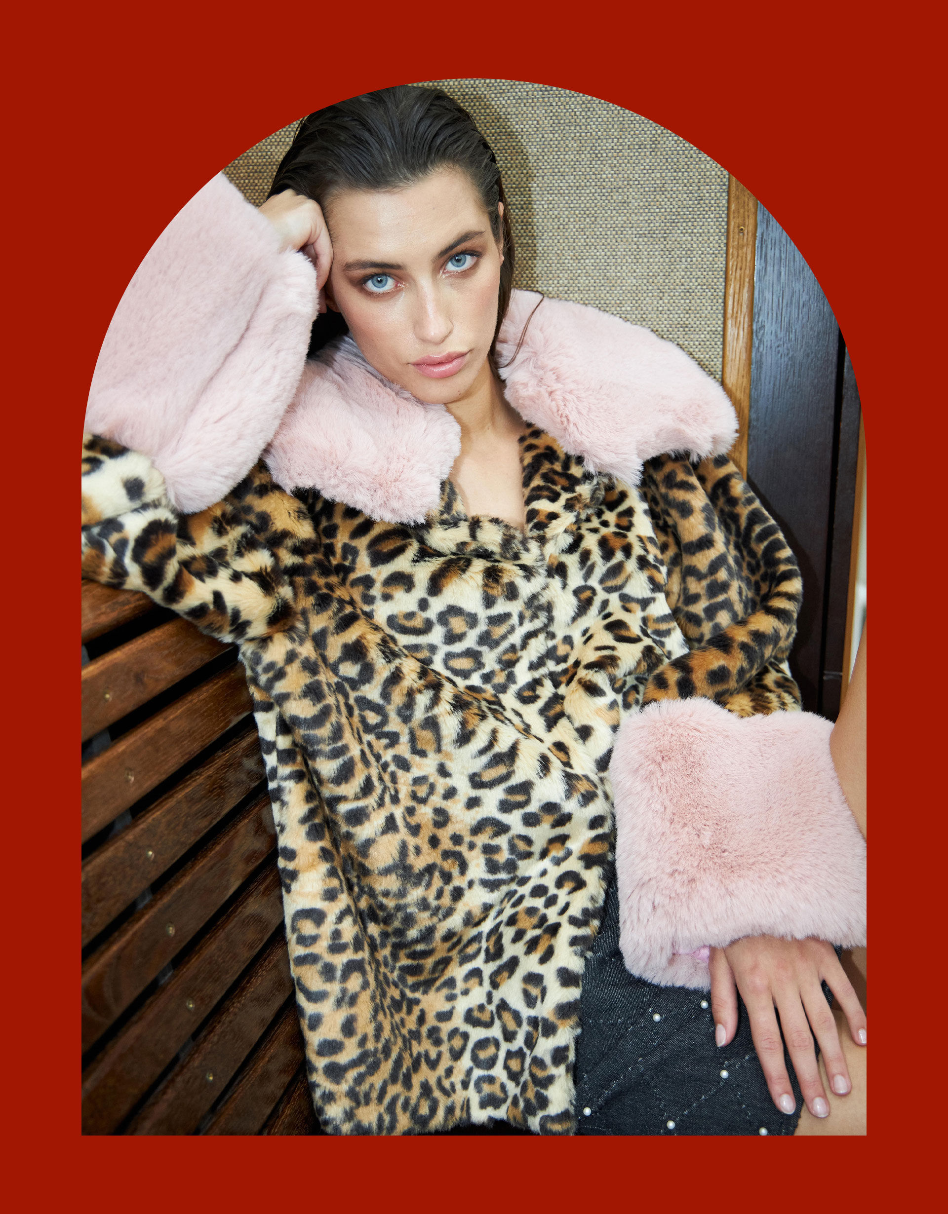 Next leopard print fur coat store