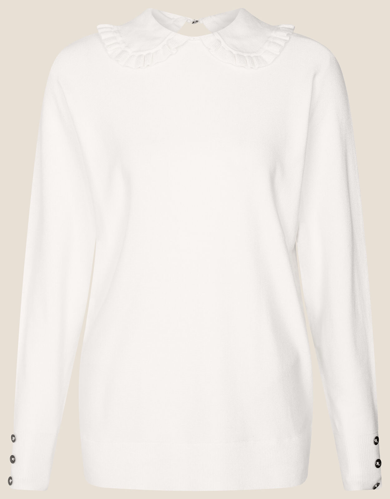 Ruffle collar best sale jumper