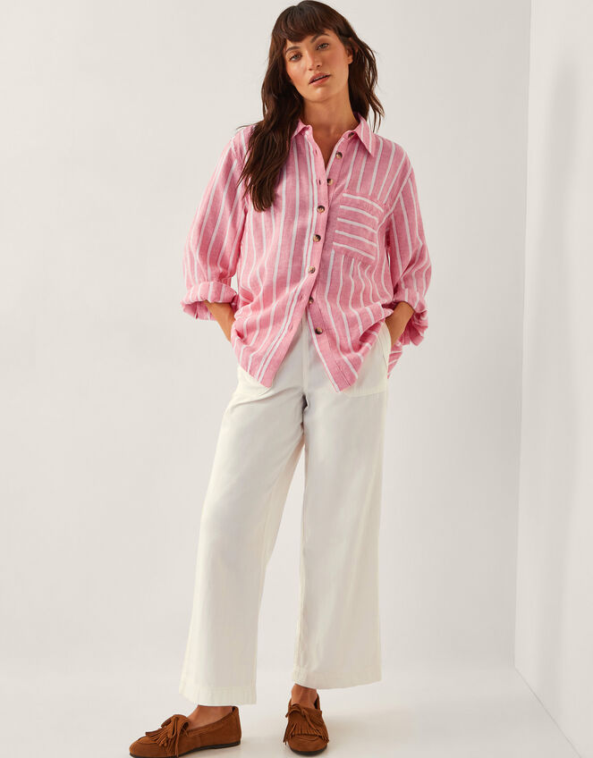 Harper Regular Wide Leg Jeans Natural