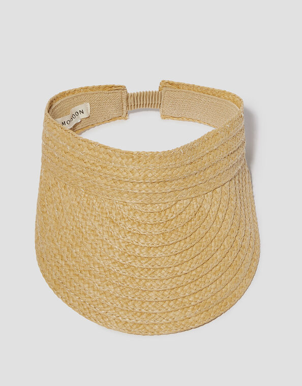 Aerin Straw Sun Visor, , large