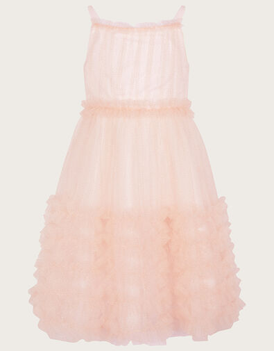 Land of Wonder Ruffle Sparkle Dress, Pink (PALE PINK), large