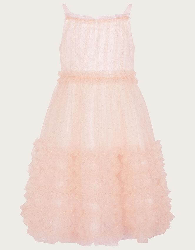 Land of Wonder Ruffle Sparkle Dress Pink | Girls' Dresses | Monsoon UK.