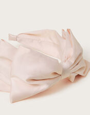 Sara Satin Bow Headband, , large