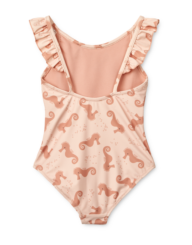 Liewood Kallie Seahorse Swimsuit, Natural (ECRU), large