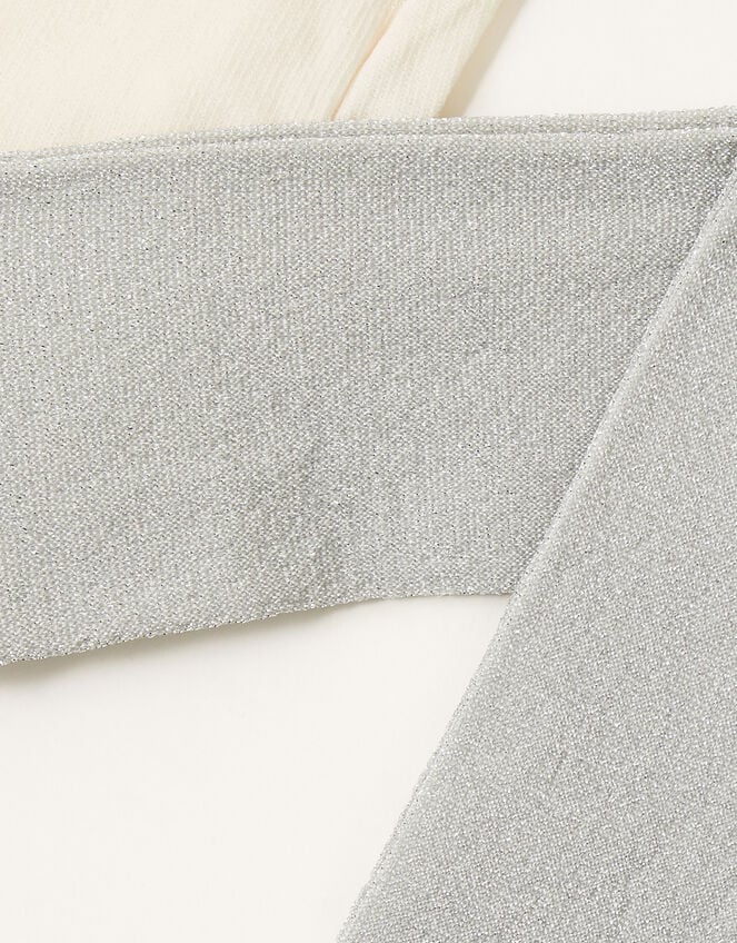 Baby Sparkly Tights, Silver (SILVER), large