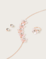 Pearl Flower Jewellery Set, , large