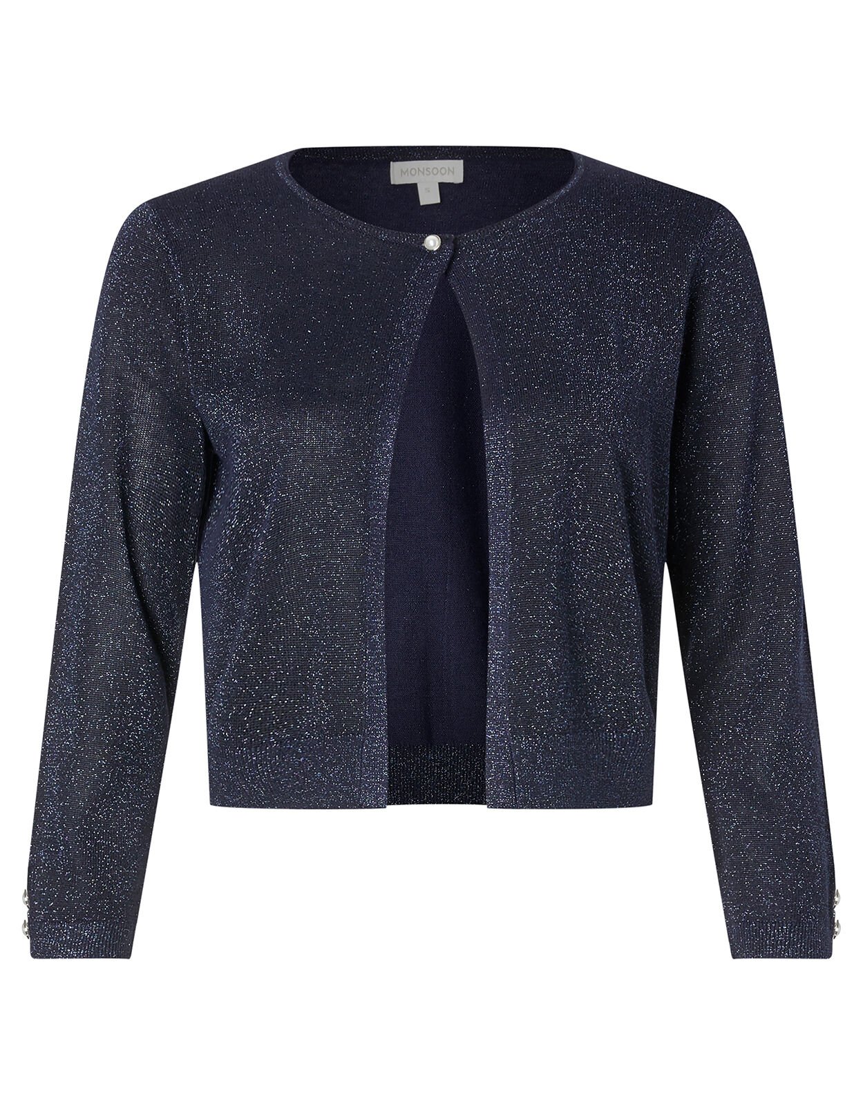Monsoon navy shrug clearance