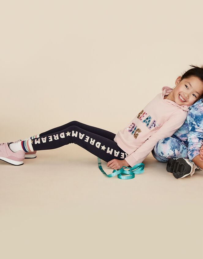 DREAM BIG Hoody and Leggings Set, Pink (PALE PINK), large