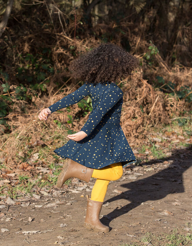 Little Green Radicals Twinkle Twinkle Dress, Blue (NAVY), large