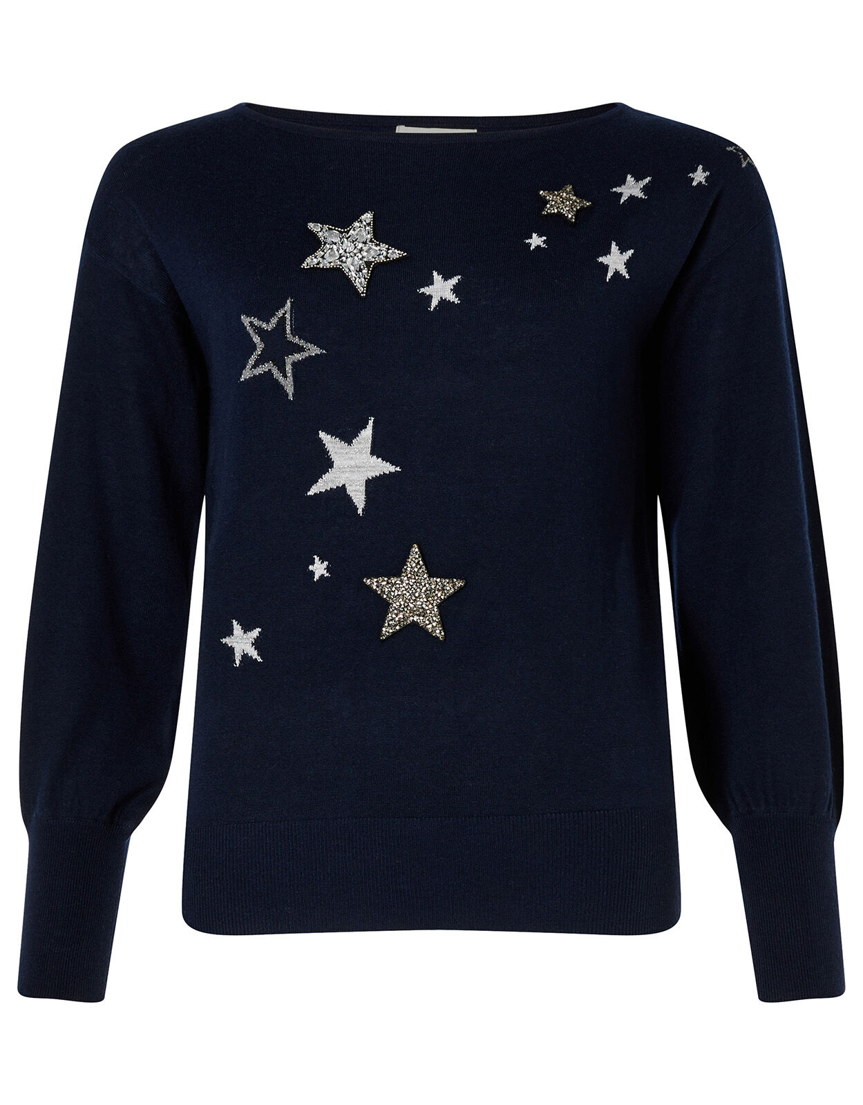 navy sparkle jumper