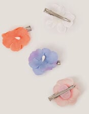 4-Pack Fun Flower Hair Clips, , large