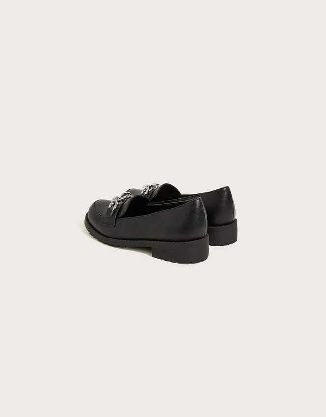 Chain Loafers, Black (BLACK), large