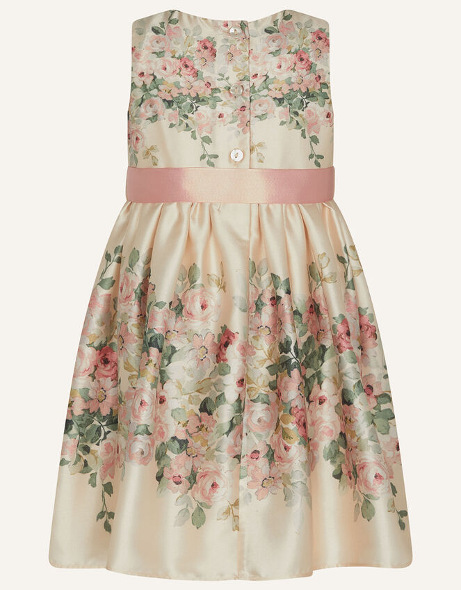 Baby Posie Satin Dress in Recycled Polyester, Pink (PALE PINK), large