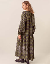 East Dilly Gingham Cotton Dress, Multi (MULTI), large