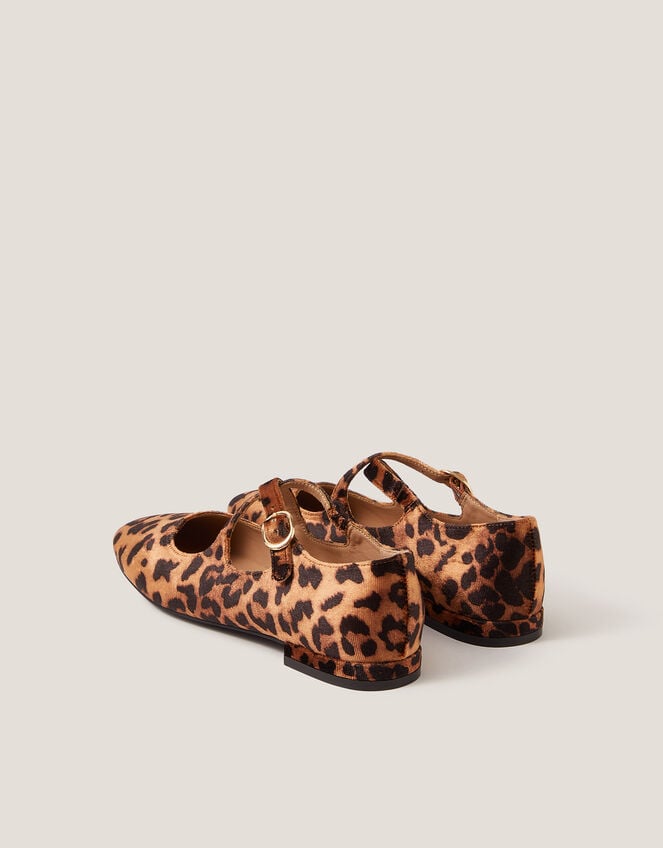 Erin Leopard Print Ballet Flats, Natural (NEUTRAL), large