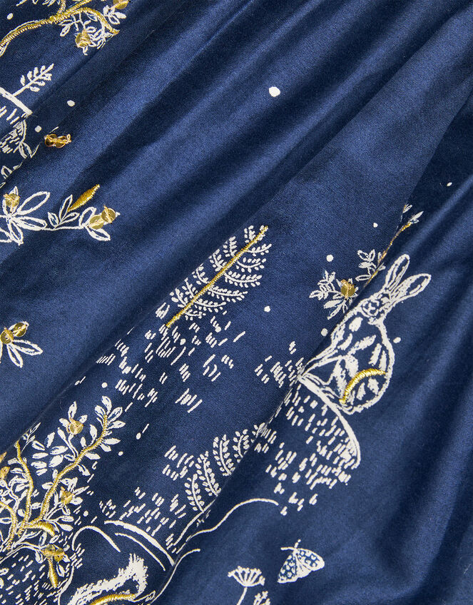 Woodland Dress WWF-UK Collaboration , Blue (NAVY), large