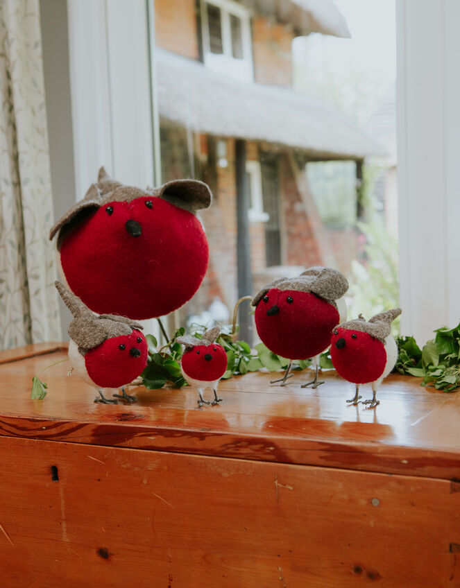 Fiona Walker Small Velvet Robin, , large
