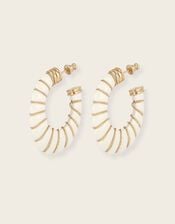 Gas Bijoux Cyclade Acetate Hoop Earrings, , large
