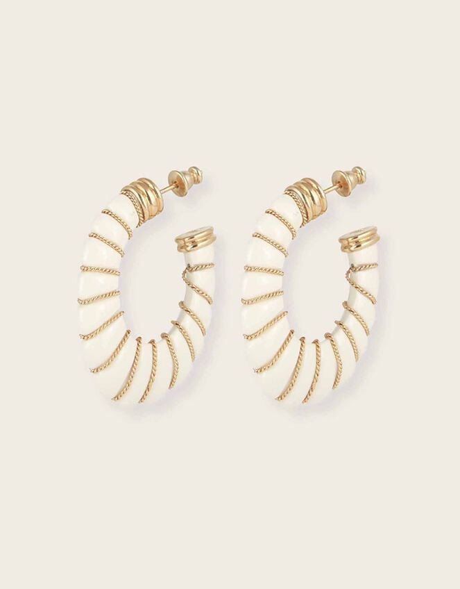 Gas Bijoux Cyclade Acetate Hoop Earrings, , large