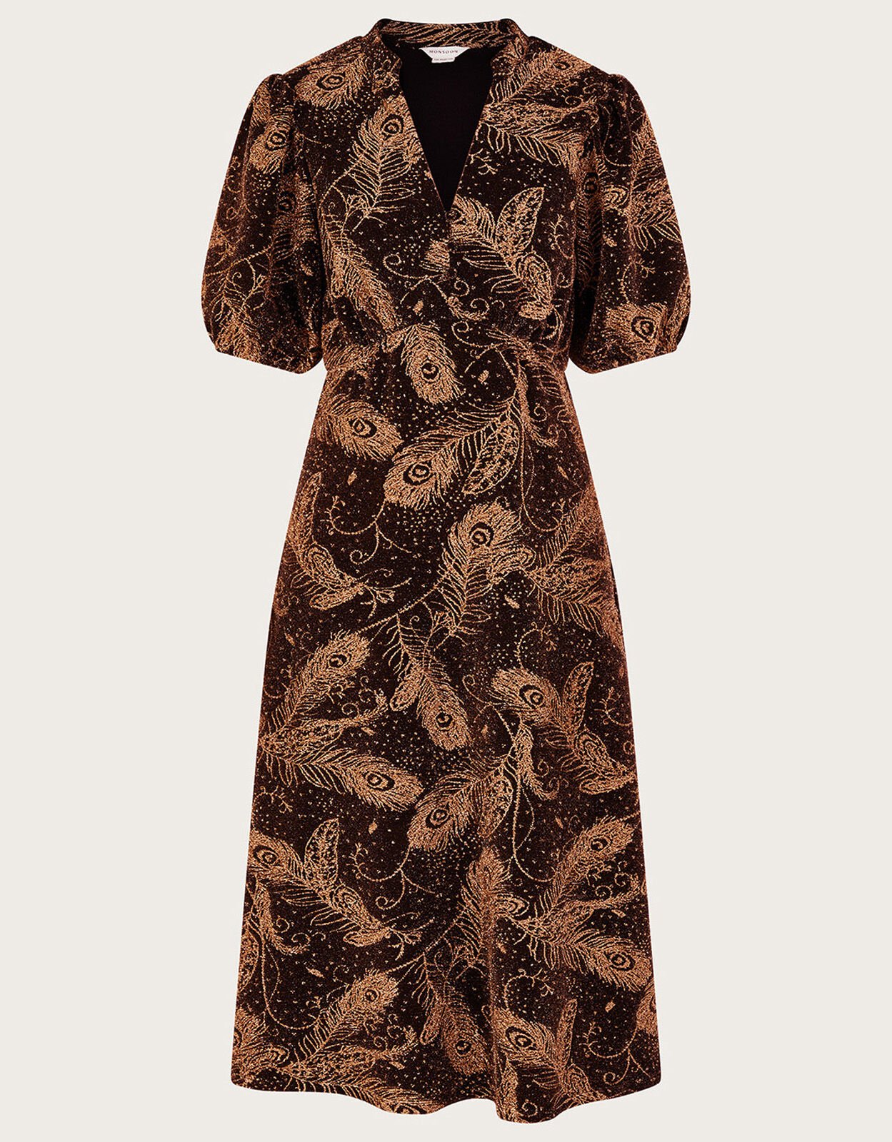 Freida animal midi dress online