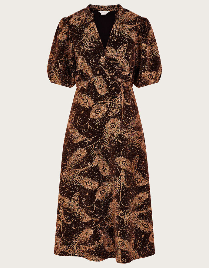 FRV Black tafta sleeveless midi dress - Woodstock