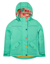 Frugi Rambler 3-in-1 Raincoat, Green (GREEN), large