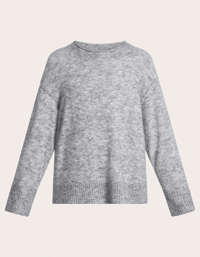 Mimi Mohair Jumper, Grey (GREY), large