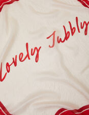 Lovely Jubbly Silk Scarf, , large